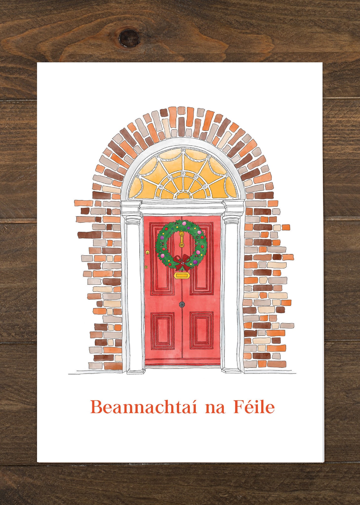 Christmas Card Bundle of 4 - Irish Only